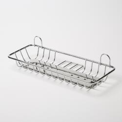 GOODHOME Raft, argintiu, otel, 290 x 64, 7 x 115, 3 mm GoodHome Koros Raft