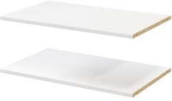 GOODHOME Pachet 2 rafturi, alb, 71.4 x 43.2 cm GoodHome Atomia Raft