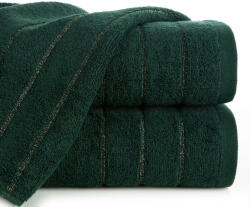Eurofirany Dali velúr törölköző Sötétzöld 70x140 cm