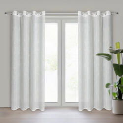 EUROFIRANY Amalia mintás dekor függöny Fehér 140x250 cm