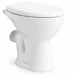 Water Fun CORI || mélyöblítéses WC csésze ülőkével, kerámia, fehér, hátsó kifolyású (WCV-001)