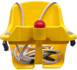 Dohány Támlás hinta dudával sárga színben (D5037-s)