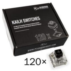 GLORIOUS Billentyűzet kiegészítő Glorious Kailh Box Black Switch Lineáris Halk (120db) (KAI-BLACK)