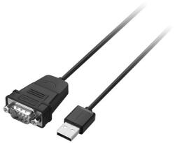 UGREEN USB-DB9/RS-232 kábel Ugreen CR104 3 m (fekete) (20223B) - kontaktor