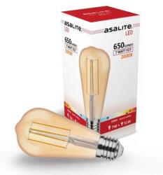 Asalite LED Izzó ST64 filament E27 7W 2000K (650 lumen) (ASAL0286) - kontaktor