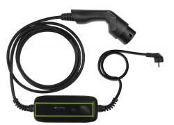Green Cell EV16 elektromos jármű töltőállomás Fekete 1 Beépített kijelző LCD