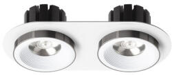 Rendl light studio SHARM R II süllyesztett lámpa fehér fekete króm 230V LED 2x10W 24° 3000K (R14571)