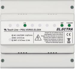 ELECTRA Sursa de alimentare pentru videointerfon, ABS, 110-230 Vca, 14 Vcc - Electra PSU. VDR03. ELG04 (PSU.VDR03.ELG04)