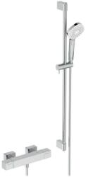 Ideal Standard Ceratherm C100 - Set de duș cu termostat, 3 jeturi, crom A7536AA (A7536AA)