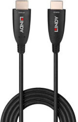Lindy Cablu video LINDY Fibre Optic HDMI Male - HDMI Male, v2.1, 50 m, Negru (LY-38515)