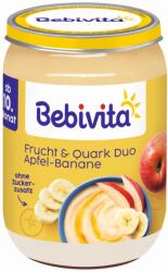 Bebivita Био плодово пюре дует Bebivita - Ябълка, банан и извара, 190 g, вид 2 (14408-02) - ozone
