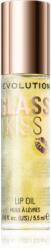 Revolution Beauty Glass Kiss csillogó olaj az ajkakra árnyalat Stardust Lemon 5.5 ml