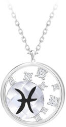 Preciosa Ezüst nyaklánc cseh kristállyal Halak Sparkling Zodiac 6150 83 (lánc, medál)