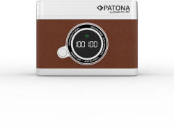 Patona Platinum Retro Dual töltőtok Panasonic DMW-BLK22-höz (USB-C) (4161)