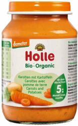 Holle Био зеленчуково пюре Holle - Моркови и картофи, 190 g (BB210495) - ozone