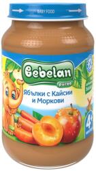 Bebelan Плодово пюре Bebelan Puree - Ябълки, кайсии и моркови, 190 g (2134) - ozone