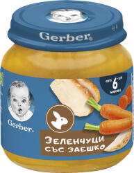 Nestle Ястие Nestle Gerber - Нежни зеленчуци със заешко, 125 g (12500845) - ozone