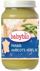 Babybio Био зеленчуково пюре Babybio - Пащърнак, зелен фасул и ориз, 8 м+, 200 g (3288130510638) - ozone