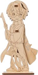 UGears Мини дървен 3D пъзел Ugears от 5 части - Фигурка за оцветяване Хари Потър (U-70238)
