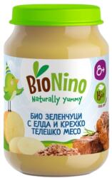 BioNino Био пюре BioNino - Зеленчуци с елда и телешко, 8 м+, 190 g (BN2393) - ozone