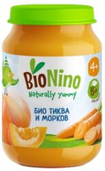 BioNino Био зеленчуково пюре BioNino - Тиква и морков, 4 м+, 190 g (BN2270) - ozone