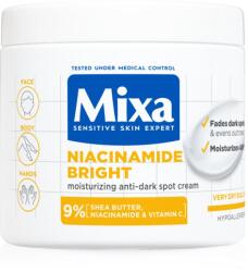 Mixa Niacinamide Bright intenzíven hidratáló krém a sötét foltok ellen 400 ml