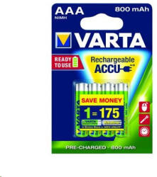 VARTA POWER akkumulátor mikro/ AAA 800 mAh BL4 (56703101404)