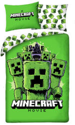 Halantex Minecraft Movie ágyneműhuzat szett - Creeper (MNM-015BL) (MNM-015BL)