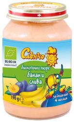 Слънчо Плодово пюре Слънчо - Банан и слива, 190 g (4440) - ozone