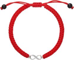 Evolution Group 13002.3 red, cirkonnal díszített textil (Ag925/1000, 0, 5 g)