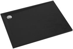 Omnires Cadită de dus, Omnires, STONE, 90 x 120 cm, compozit, negru mat (STONE90-120BL)
