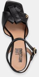 Love Moschino сандали с висок ток от кожа (JA16069G0OIE0000)