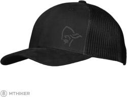Norrøna /29 snap back trucker mesh baseball sapka, caviar black