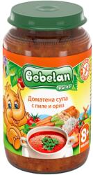 Bebelan Доматена супа Bebelan Puree - Пиле и ориз, 220 g (5596) - ozone