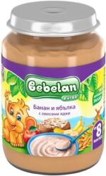 Bebelan Безмлечна каша Bebelan Puree - Банан и ябълки с овесени ядки, 190 g (4435) - ozone