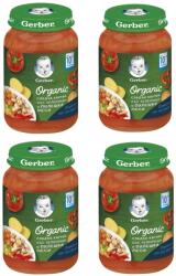 Nestle Пюре Nestle Gerber Organic - Сладък картоф със зеленчуци и пилешко месо, 4 х 190 g (4х 12456760) - ozone