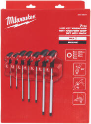 Milwaukee T-imbuszkulcs Komfort Markolattal 7 Részes Készlet 4932498677 (4932498677)