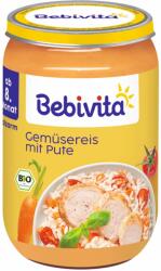 Bebivita Био ястие Bebivita - Зеленчуци, ориз и пуешко, 220 g (15609-01) - ozone