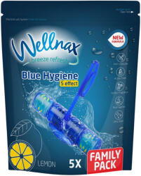 Wellnax Blue Water WC illatosító Lemon 5x50g