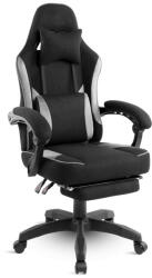 Spirit Of Gamer szék - RAVEN (állítható dőlés/magasság; kihajtható lábtartó; max. 120kg-ig, fekete) (SOG-GCRBQ) - scom