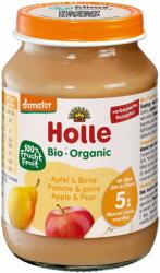 Holle Био плодово пюре Holle - Ябълка и круша, 190 g (BB210534) - ozone