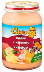 Слънчо Месно-зеленчуково пюре Слънчо - Пуешко с картофи и карфиол, 190 g (2569) - ozone