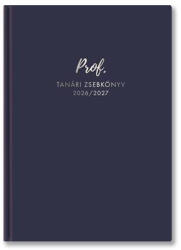 TopTimer Tanári zsebkönyv, 2026/2027 tanév, A5, heti, TOPTIMER, kék (NKTAU) (NKTAU)