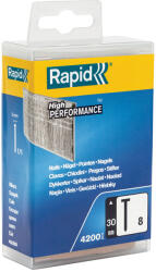 RAPID Cuie Brad Tip 8 30 mm inelate Rapid High Performance pentru mobilier, MDF si finisaje lemn, cutie polipropilena, 4200 bucati 5000184 (IS5000184)