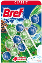 Bref WC illatosító golyós 3 x 50 g Power Aktiv Bref Pine Forest (1255_C34858_24061723) - web24