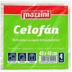  Celofán MAZZINI 4 ív 40x40 cm