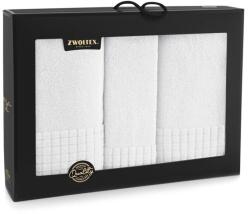  Paulo Törölköző Készlet - 3 db, Fehér, 30x50, 50x100, 70x140