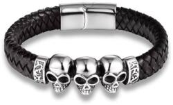 Predator Q1 Onyx Forge Férfi karkötő, fekete, koponya