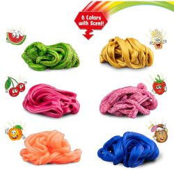 CRAZE - Plastilina 70 Grame - Fructe - 6 Modele Diferite (CRZ35368) - roua