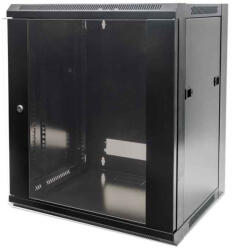 Intellinet 19" 6U Falra szerelhető Rackszekrény Black (711715)